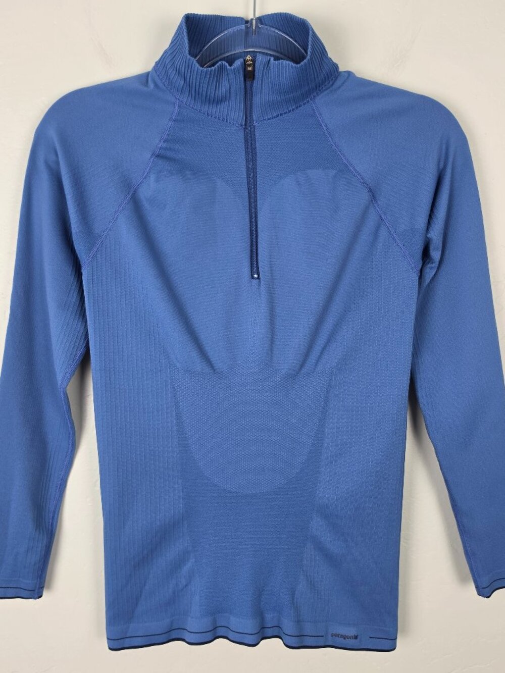 Patagonia Capilene Base Layer 1/4 Zip Top Long Sleeve Blue Women's Size S